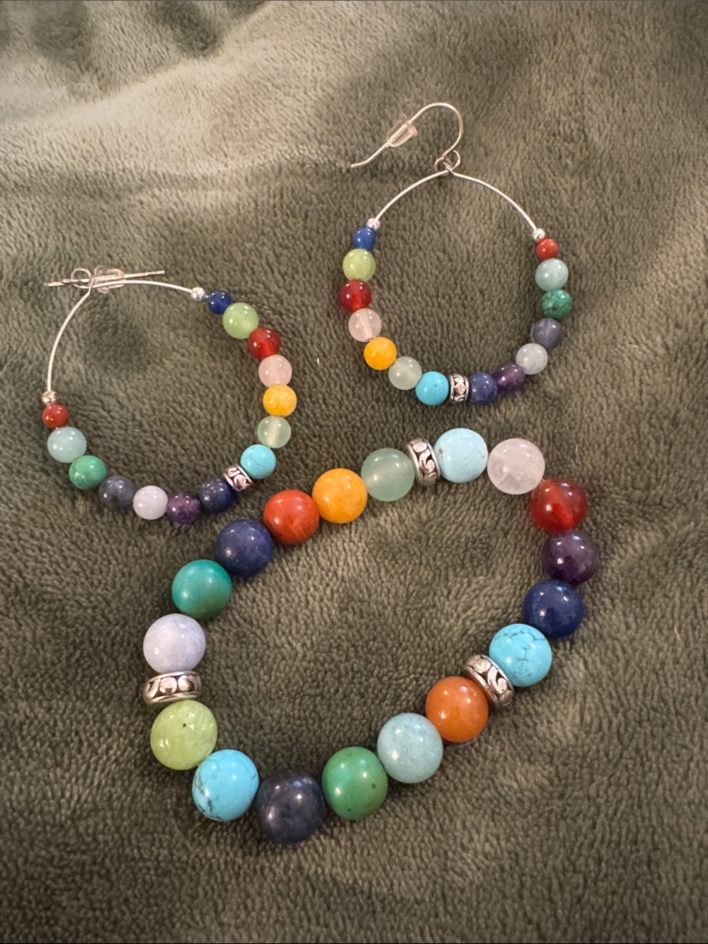 Brighton Contempo Confetti Hoop Earrings and Bracelet Set - Women Jewelry